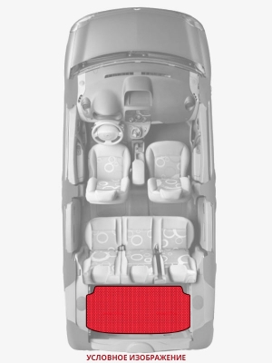 ЭВА коврики «Queen Lux» багажник для Mercedes C-class Sportcoupe